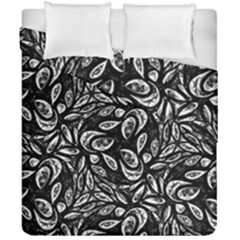 Fabric Pattern Flower Duvet Cover Double Side (california King Size) by Bajindul