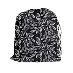 Fabric Pattern Flower Drawstring Pouch (xxl) by Bajindul