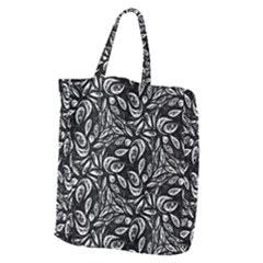 Fabric Pattern Flower Giant Grocery Tote