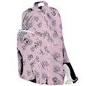 Wide Eyed Girl Pink Double Compartment Backpack View1