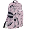 Wide Eyed Girl Pink Double Compartment Backpack View2