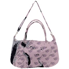 Wide Eyed Girl Pink Removal Strap Handbag by snowwhitegirl