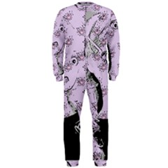 Wide Eyed Girl Lilac Onepiece Jumpsuit (men)  by snowwhitegirl