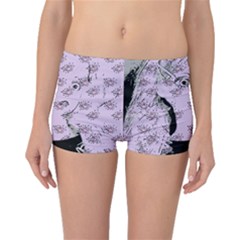 Wide Eyed Girl Lilac Boyleg Bikini Bottoms by snowwhitegirl