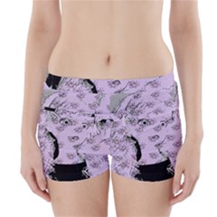 Wide Eyed Girl Lilac Boyleg Bikini Wrap Bottoms by snowwhitegirl