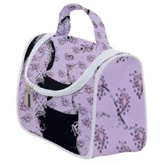 Wide Eyed Girl Lilac Satchel Handbag