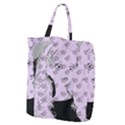 Wide Eyed Girl Lilac Giant Grocery Tote View1