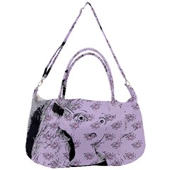 Wide Eyed Girl Lilac Removal Strap Handbag by snowwhitegirl