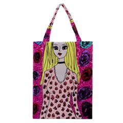 Nineties Girl Glitter Classic Tote Bag by snowwhitegirl