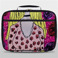 Nineties Girl Glitter Full Print Lunch Bag by snowwhitegirl