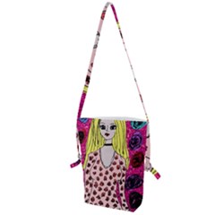 Nineties Girl Glitter Folding Shoulder Bag by snowwhitegirl