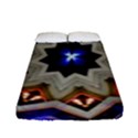 Background Mandala Star Fitted Sheet (Full/ Double Size) View1