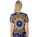 Background Mandala Star V-Neck Sport Mesh Tee View2