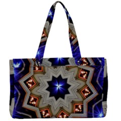 Background Mandala Star Canvas Work Bag by Mariart