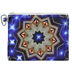 Background Mandala Star Canvas Cosmetic Bag (xxl)