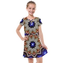 Background Mandala Star Kids  Cross Web Dress