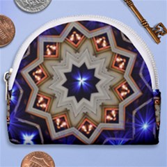 Background Mandala Star Horseshoe Style Canvas Pouch by Mariart