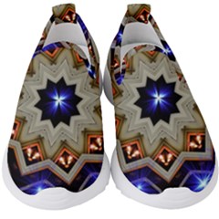 Background Mandala Star Kids  Slip On Sneakers