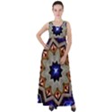 Background Mandala Star Empire Waist Velour Maxi Dress View1