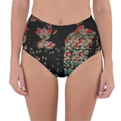 Coffee Anyone Reversible High-waist Bikini Bottoms by snowwhitegirl