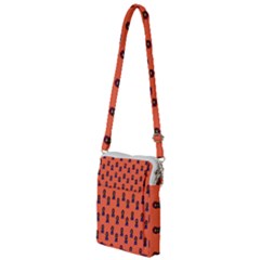 Nerdy 60s  Girl Pattern Orange Multi Function Travel Bag by snowwhitegirl