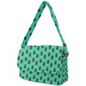 Nerdy 60s  Girl Pattern Seafoam Green Courier Bag View2