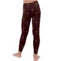 Nerdy 60s  Girl Pattern Red Kids  Lightweight Velour Leggings View4