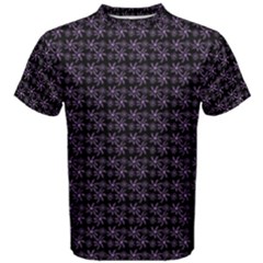 Lilac Firecracker Heart Pattern Men s Cotton Tee by snowwhitegirl