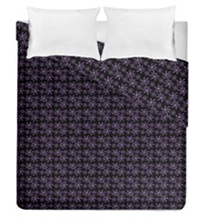 Lilac Firecracker Heart Pattern Duvet Cover Double Side (queen Size) by snowwhitegirl