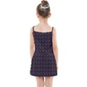 Lilac Firecracker Heart Pattern Kids  Summer Sun Dress View2