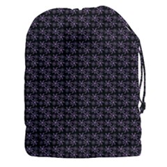 Lilac Firecracker Heart Pattern Drawstring Pouch (xxxl)