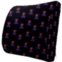 Nerdy 60s  Girl Pattern Black Seat Cushion View3