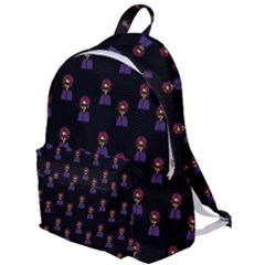 Nerdy 60s  Girl Pattern Black The Plain Backpack