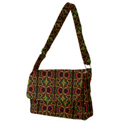 O 6 Full Print Messenger Bag by ArtworkByPatrick