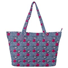 Cherries An Bats Full Print Shoulder Bag by snowwhitegirl