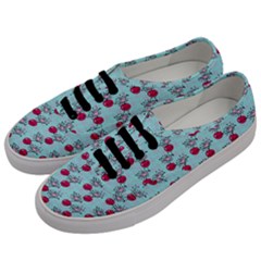 Cherries An Bats Aqua Men s Classic Low Top Sneakers by snowwhitegirl