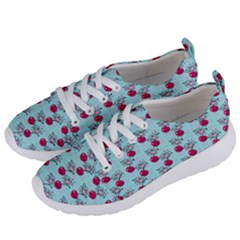 Cherries An Bats Aqua Women s Lightweight Sports Shoes by snowwhitegirl