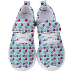 Cherries An Bats Aqua Women s Velcro Strap Shoes by snowwhitegirl