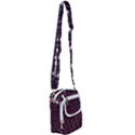 Cherries An Bats Black Shoulder Strap Belt Bag View1