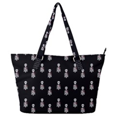 Heart Skeleton Pattern Full Print Shoulder Bag by snowwhitegirl