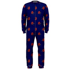 Red Rose Blue Onepiece Jumpsuit (men)  by snowwhitegirl