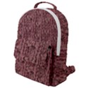 Knitted Wool Rose Flap Pocket Backpack (Small) View1