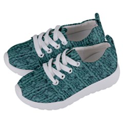 Knitted Wool Blue Kids  Lightweight Sports Shoes by snowwhitegirl