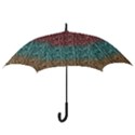 Knitted Wool Ombre 1 Hook Handle Umbrellas (Small) View3