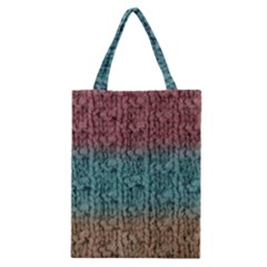 Knitted Wool Ombre 1 Classic Tote Bag by snowwhitegirl