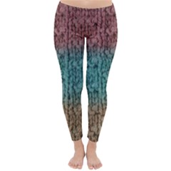 Knitted Wool Ombre 1 Classic Winter Leggings by snowwhitegirl