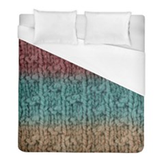 Knitted Wool Ombre 1 Duvet Cover (full/ Double Size) by snowwhitegirl