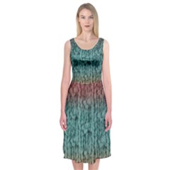 Knitted Wool Ombre 1 Midi Sleeveless Dress by snowwhitegirl