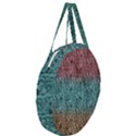 Knitted Wool Ombre 1 Giant Round Zipper Tote View3