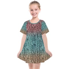 Knitted Wool Ombre 1 Kids  Smock Dress by snowwhitegirl